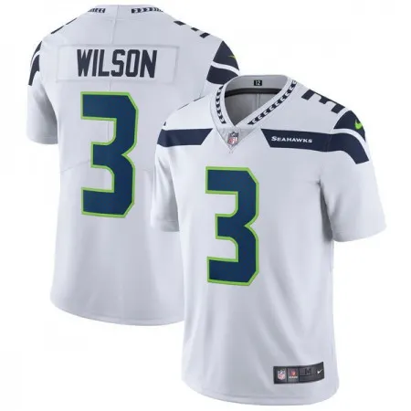 Men's Seattle Seahawks #3 Russell Wilson  White Vapor Untouchable Limited Stitched NFL Jersey