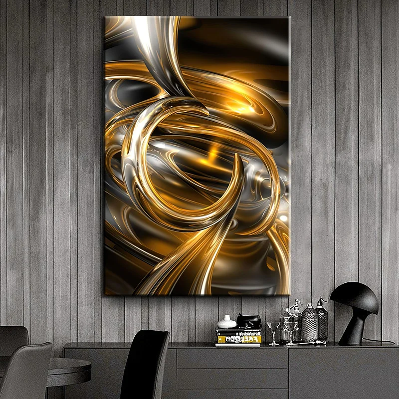 Modern hotel decoration painting murals 3D art light luxury simple hd hanging paintings