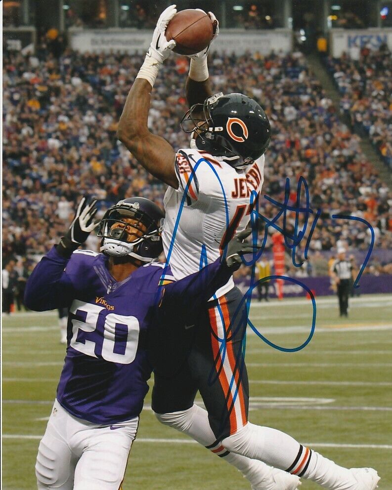 ALSHON JEFFERY SIGNED CHICAGO BEARS FOOTBALL 8x10 Photo Poster painting #2 NFL AUTOGRAPH PROOF!