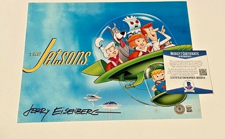 JERRY EISENBERG SIGNED THE JETSONS 8X10 Photo Poster painting BECKETT CERTIFIED BAS