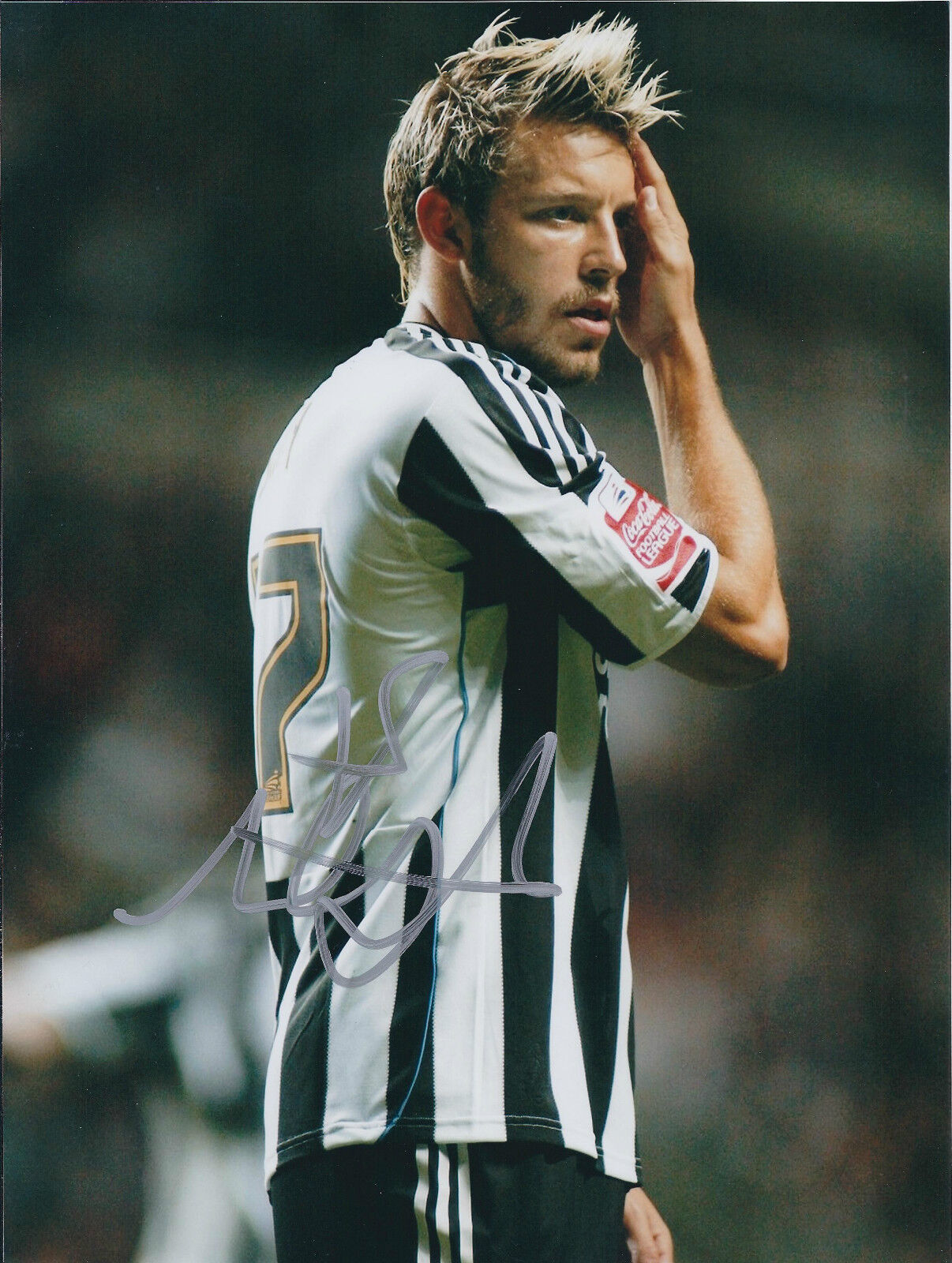 Alan SMITH SIGNED Autograph 10x8 Photo Poster painting AFTAL COA ex Newcastle United