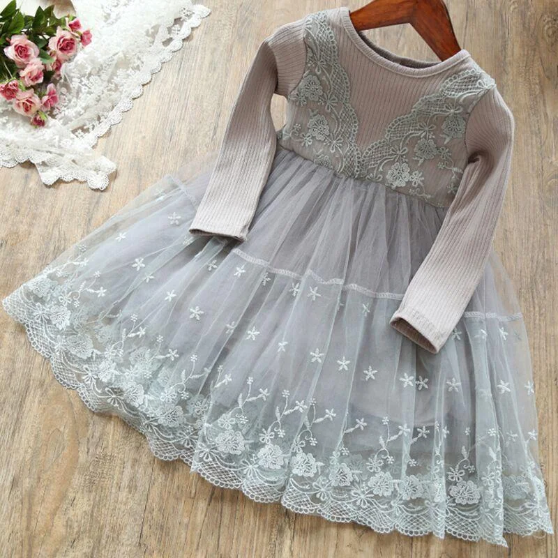 Vestidos Girls Winter Dress 2021 Brand Backless Teenage Party Unicorn Princess Dress Children Costume for Kids Clothes Pink 3-8T