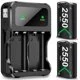 DinoFire Xbox Controller Battery Pack for Xbox One/Xbox Series X|S,2x2550 mAh Rechargeable Battery Pack