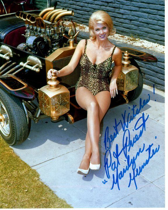 PAT PRIEST Signed Autographed THE MUNSTERS MARILYN Photo Poster painting