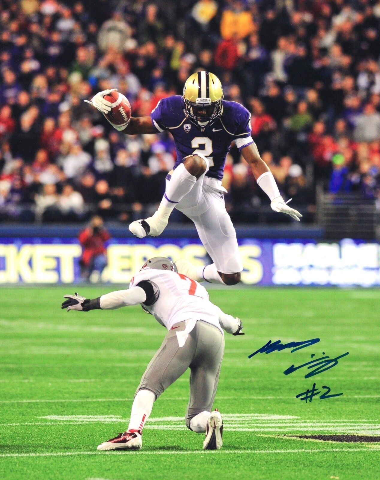 Kasen Williams 8x10 Photo Poster painting #2 Autographed Signed AUTO UW Washington Huskies