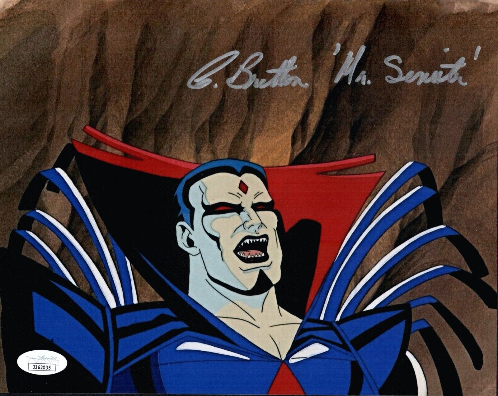 CHRIS BRITTON Signed X-MEN 8x10 Photo Poster painting MR. SINISTER Autograph JSA COA Cert