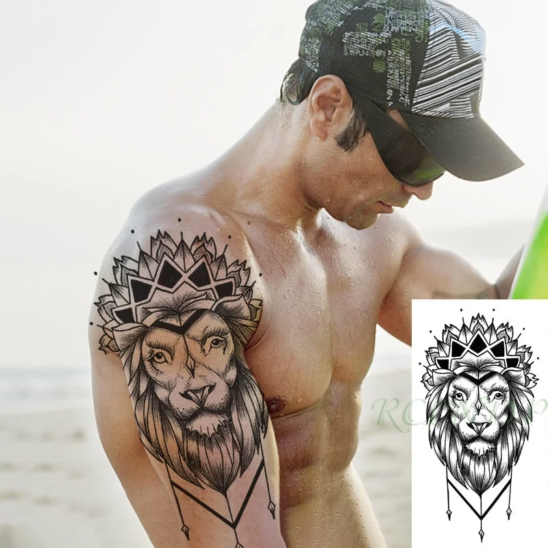 Waterproof Temporary Tattoo Sticker protector of Ancient Egypt Egyptian totem Anubis fake tatto flash tatoo for men women girl