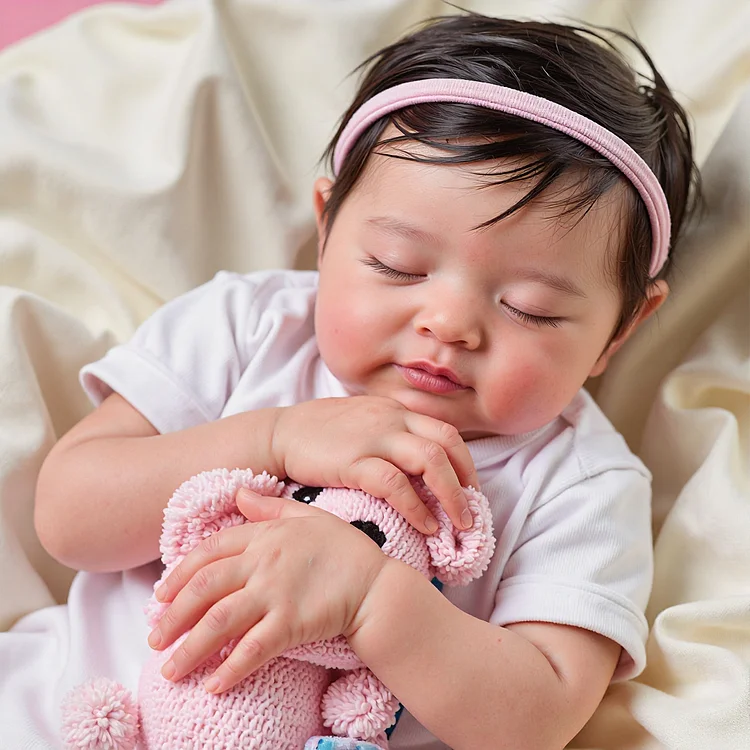 20" Sleeping Reborn Girl Cute Truly Handmade Reborn Doll Named Kalaia