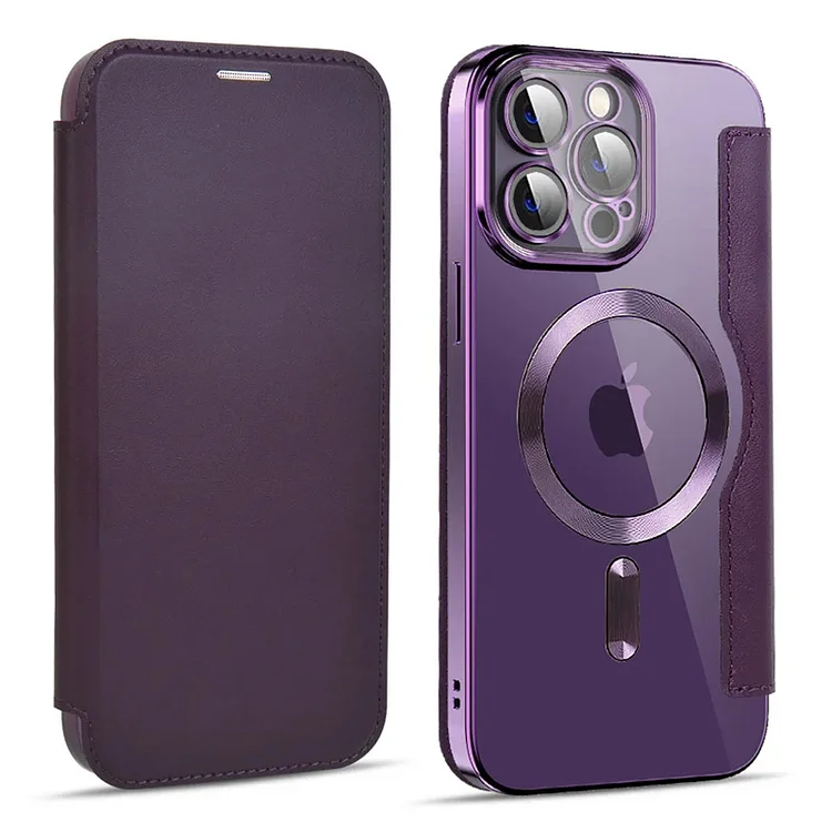 Magnetic Shockproof Flip Card Slot Leather Cover For iPhone  Etrgadget- Smartphone Cases & Covers | Accessories