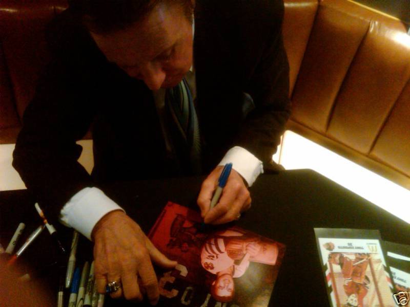 TONY ESPOSITO CHICAGO BLACKHAWKS SIGNED 8X10 PICTURE