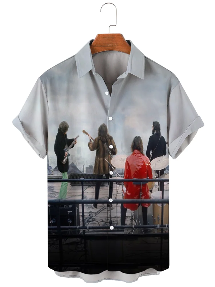 Teecade Teecade Beatles Art Print Shirt