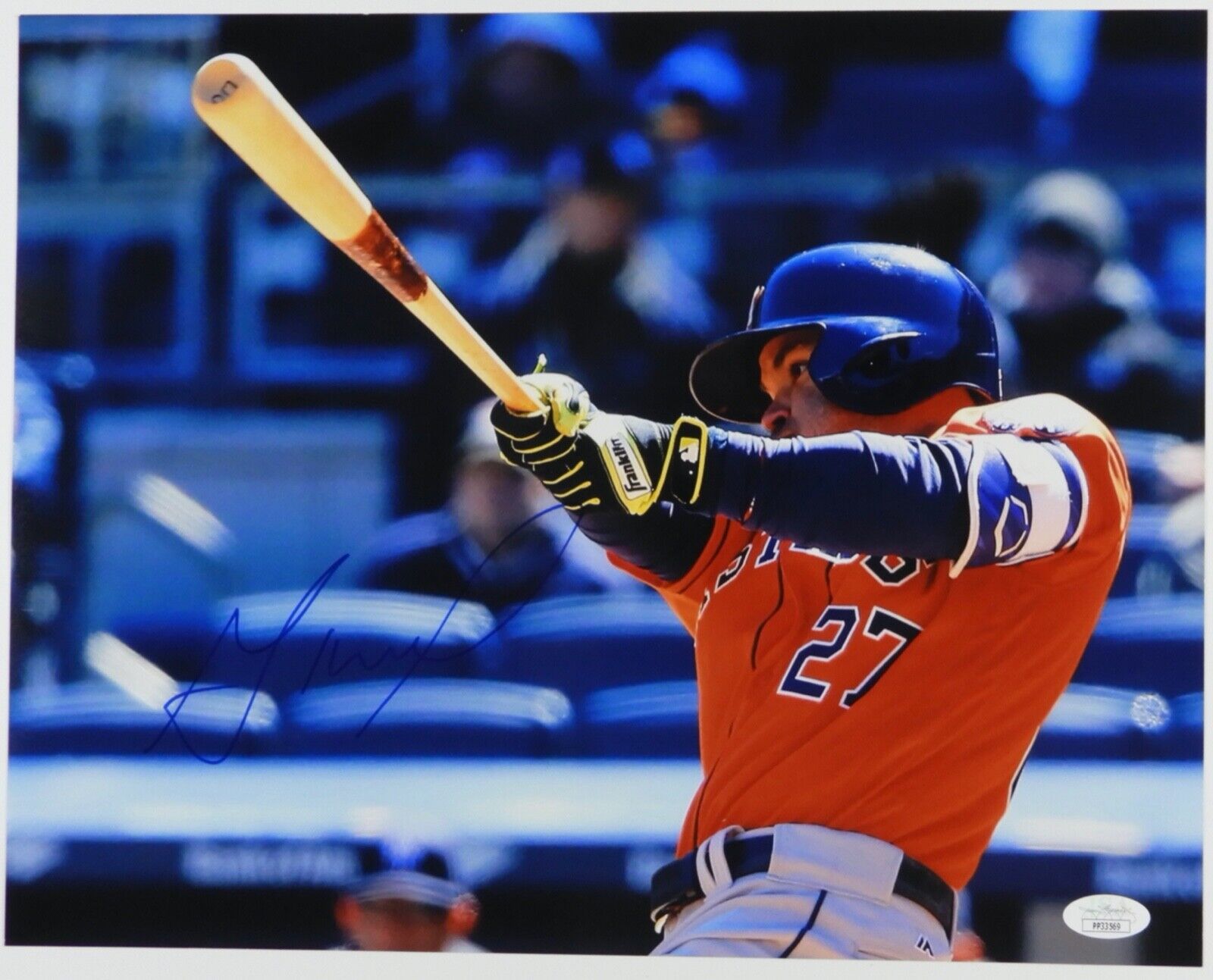 José Altuve JSA Autograph Signed 11 x 14 Photo Poster painting Houston Astros