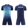 Custom Sublimation Design Sports Soccer Uniform 100% Polyester Soccer Wear Quick Dry Comfortable Men Soccer Uniform