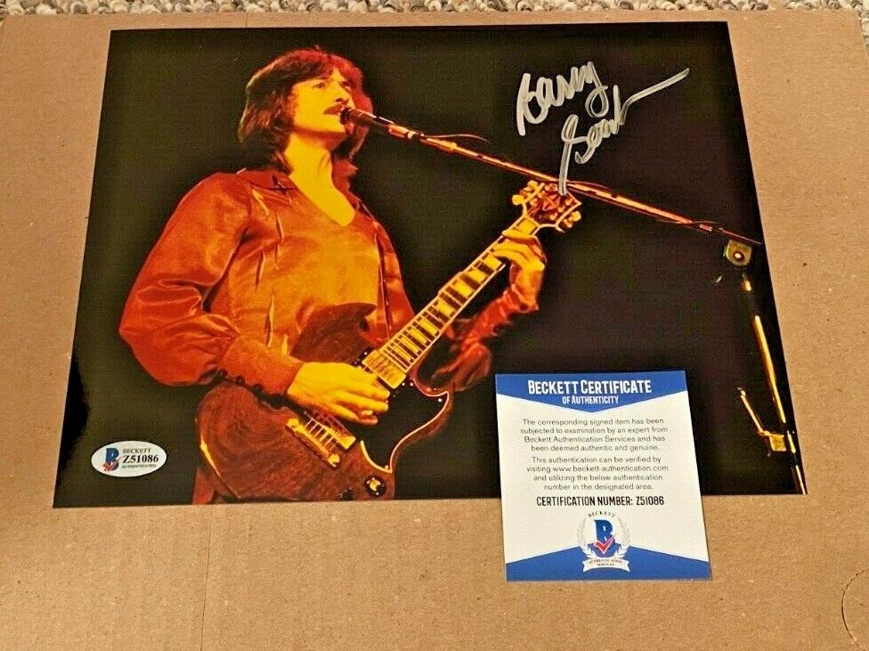 BARRY GOUDREAU SIGNED BOSTON CONCERT 8X10 Photo Poster painting BECKETT CERTIFIED #4