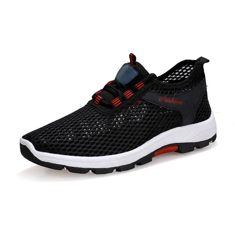 Sneakers Men Light Weight Casual Shoes Slip on Lazy Shoes Comfortable Couple jogging shoes Soft Breathable Net Shoes PD453