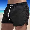 Gioiacombo&trade; Pantaloncini da spiaggia con lettere in tinta unita moda uomo nuovi
