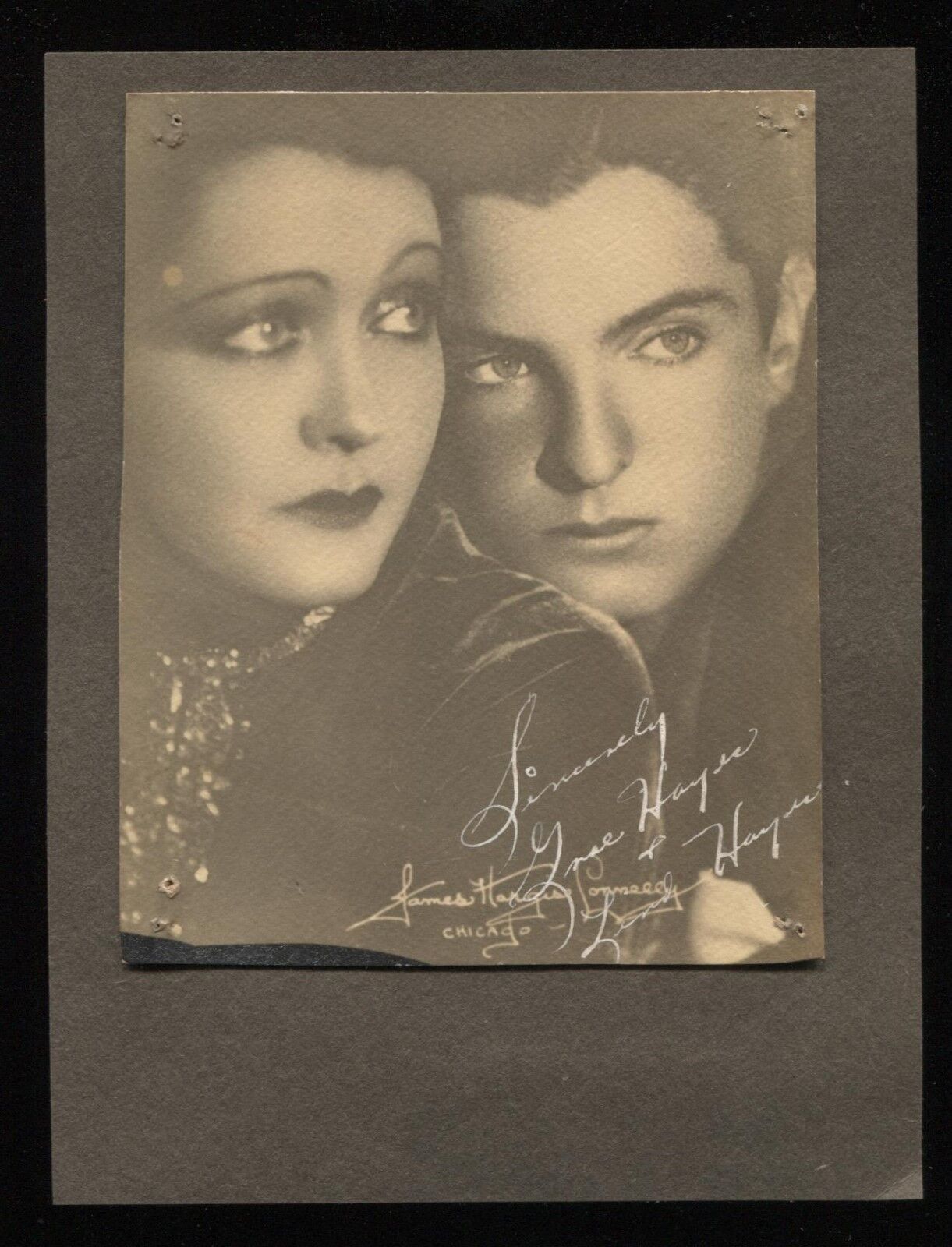 Grace Hayes and Peter Lind Hayes Signed Photo Poster painting from 1932 Autographed Signature