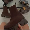 Gioiacombo™ Nuovi stivaletti in maglia da donna autunno e inverno con suola spessa