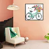 Romantic Bike - 14CT Stamped Cross Stitch 27*21cm/10.63*8.27in(Brand) tapestrymarket