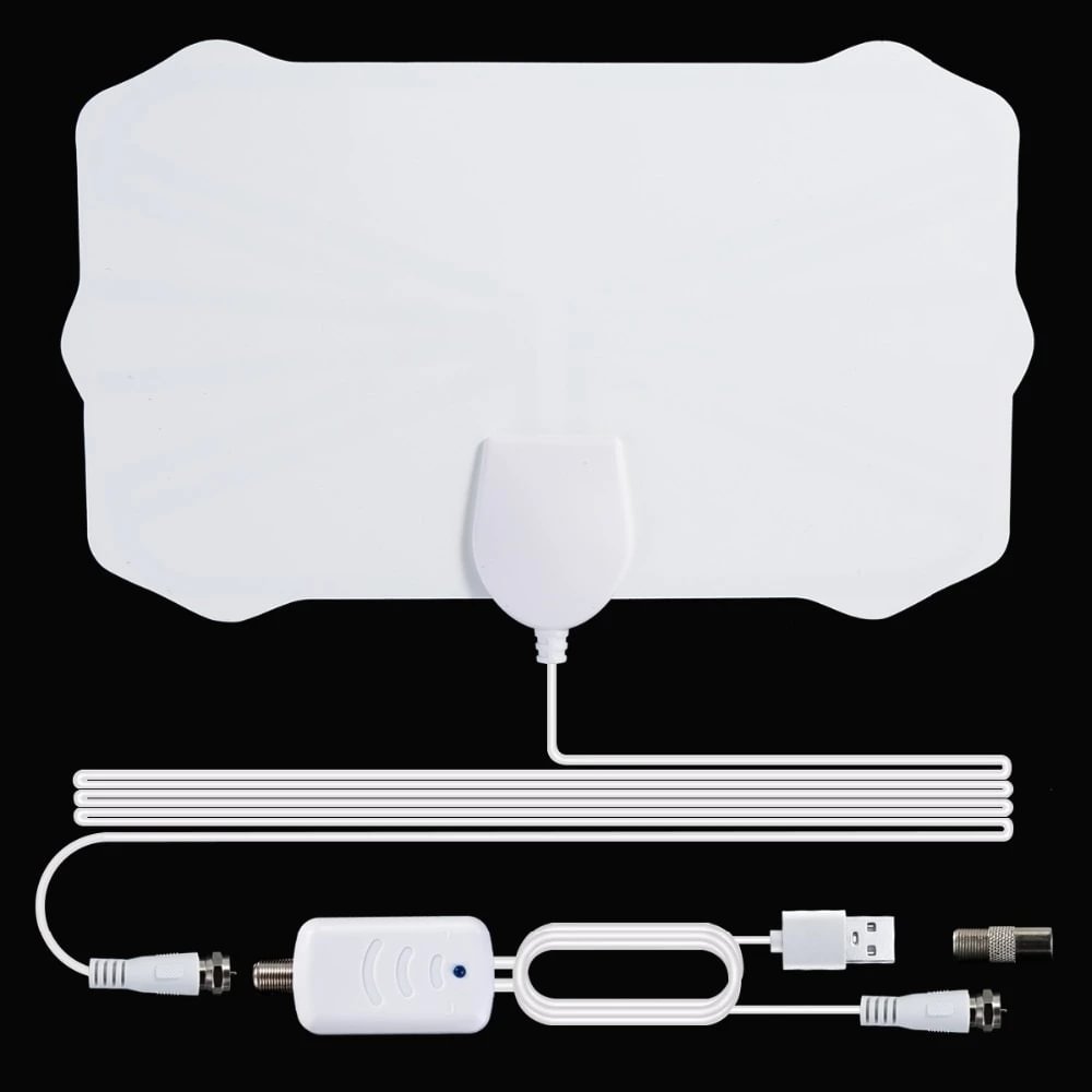 Outdoor TV Antenna Bundle with Rotor, Amplifier, J-Pole and 40 foot Coaxial  Cable