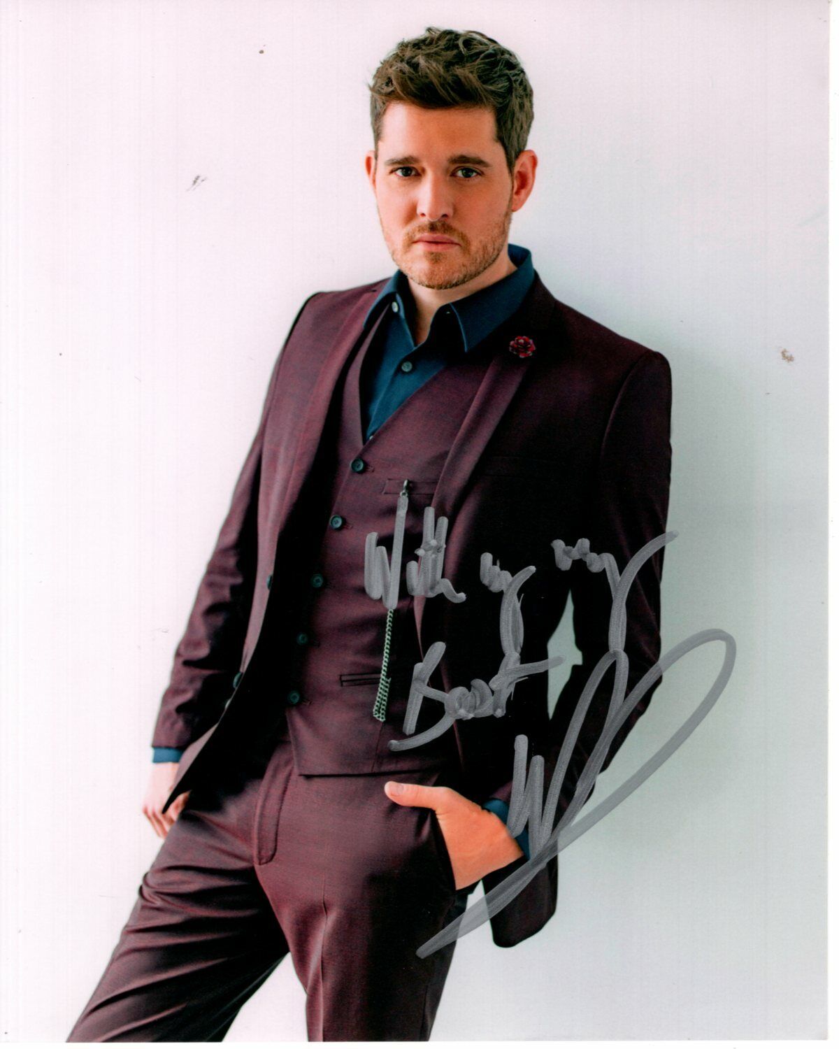 MICHAEL BUBLE signed autographed Photo Poster painting