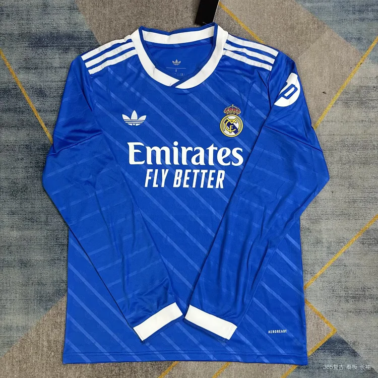 25/26 Real Madrid second away long sleeve fan edition