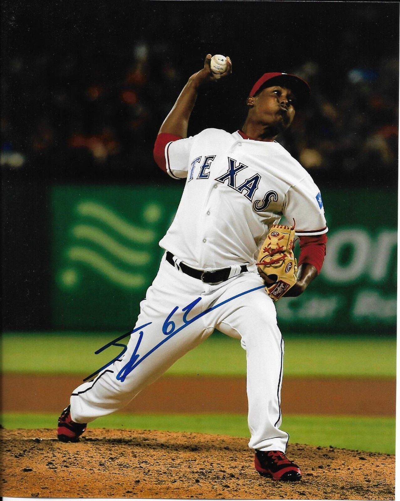 JOSE LECLERC signed autographed TEXAS RANGERS 8x10 Photo Poster painting w/COA