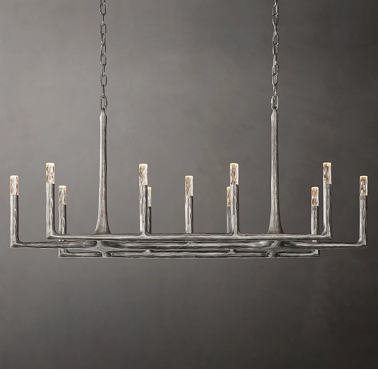 Thaddeus Linear Chandelier 54″ 11-Lights Vjlight