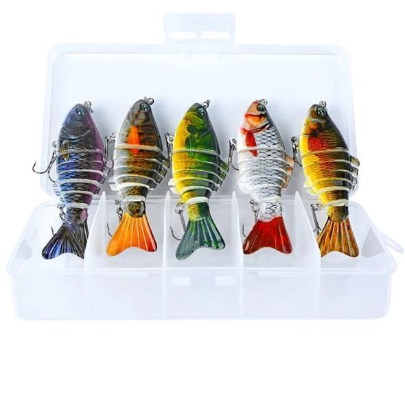 Suitable for All Kinds of fish 5pcs/set Bionic Swimming lure Suitable for All Kinds of fish 5pcs/set Bionic Swimming lure