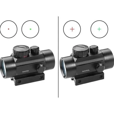 pornhint Pornhint Holographic 1x40 Red Dot Sight Scope Tactical Optics Riflescope Fit 11/20mm Rail Rifle Scopes Hunting Airsoft Collimator Sight