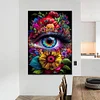 (50*70cm)Eye of the Flower - Full Round Drill Diamond Painting