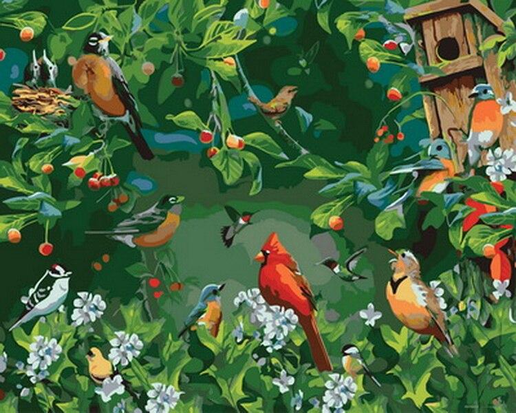 

Eastern Bird – Paint By Numbers - 40*50CM, 501 Original