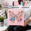 Flower Butterfly Art Diamond Painting Kit for Adults Home Decor 25x25cm With Frame