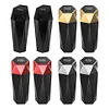 2Pcs Mini Car Trash Can with Lid Leakproof Vehicle Trash Bin Small Car Dustbin