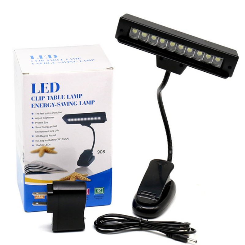 

Rechargeable Musical Table Guitar Piano Clip Lamp Clip-on Portable Light, 501 Original