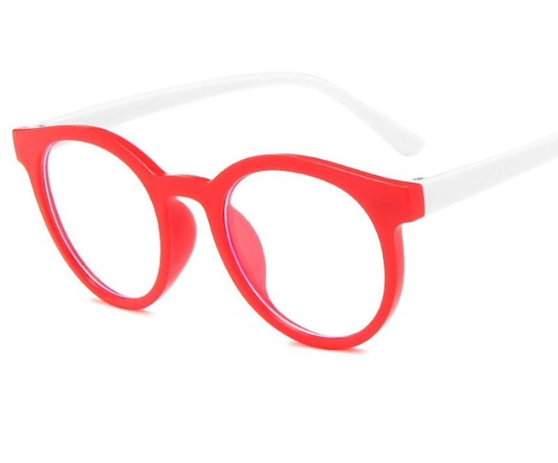Minimalist Solid Color Ac Round Frame Full Frame Optical Glasses