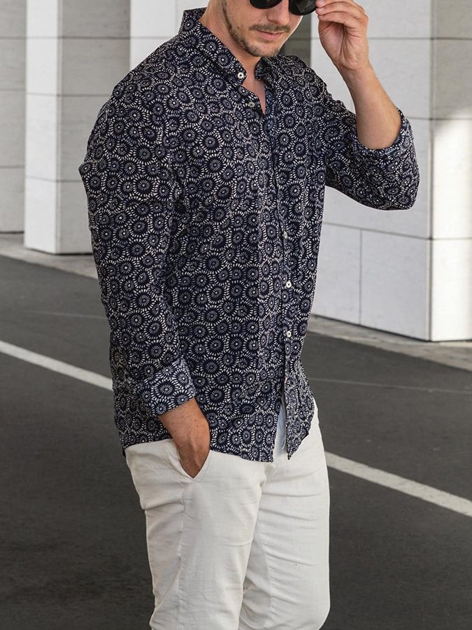 Elegant Men's Shirt Black Color