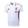 Liverpool Training Polo  White Soccer Jersey 2025/26