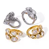 Chic Zircon 18K Golden Silver 