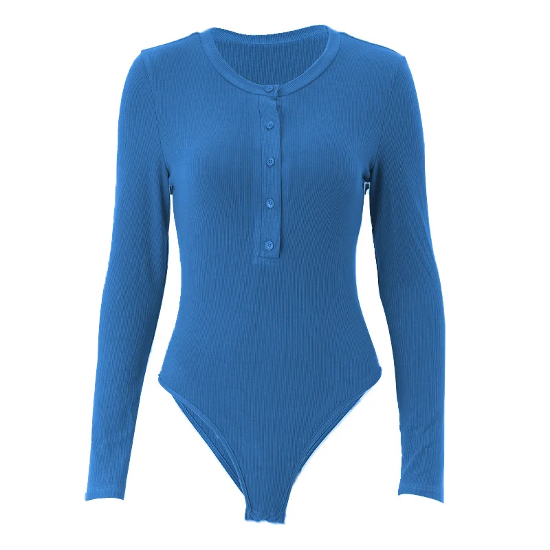 Pongl Pongl 2023 Hot Style Women's Fashion Trend Sexy Hot Girl Breasted Temperament Slim Jumpsuit Bottom Shirt