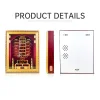 Equantu Bluetooth Azan Alarm Wall Mounted Digital Azan Timing Quran Player Clock 