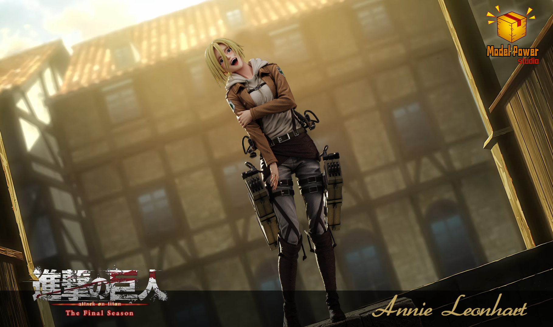 Model Power Studio - Attack on Titan #4 Annie Leonhart Statue(GK)-