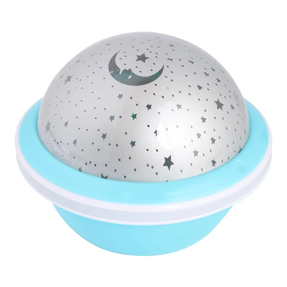 UFO Shaped Starry Sky LED Projector Light USB Kid Night Decor Lamp (Blue)