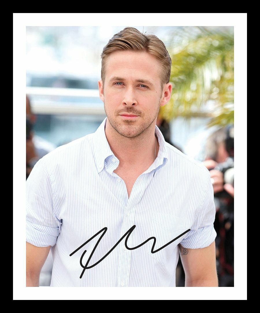 Ryan Gosling Autograph Signed & Framed Photo Poster painting