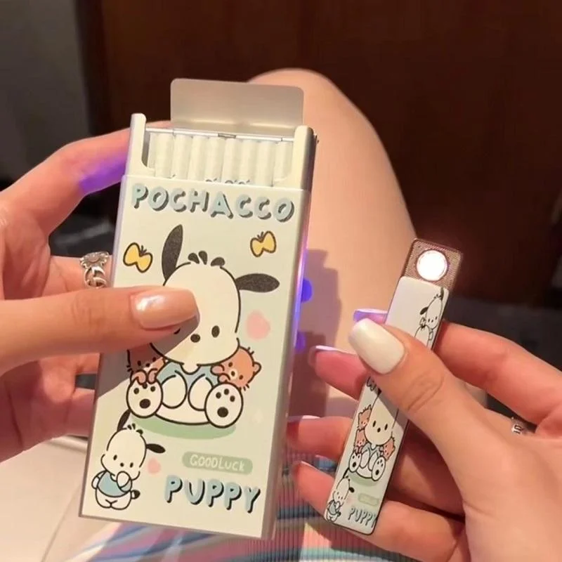 Kawaii Cigarette Box and Lighter KI149