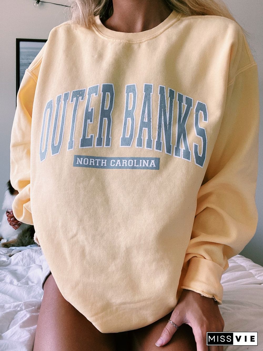 Vintage Basic Long Sleeve Sweatshirt