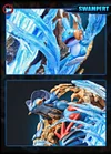 GX Evolution Series Swampert Family with LED - Pokemon Resin Statue - Fantasy Studios