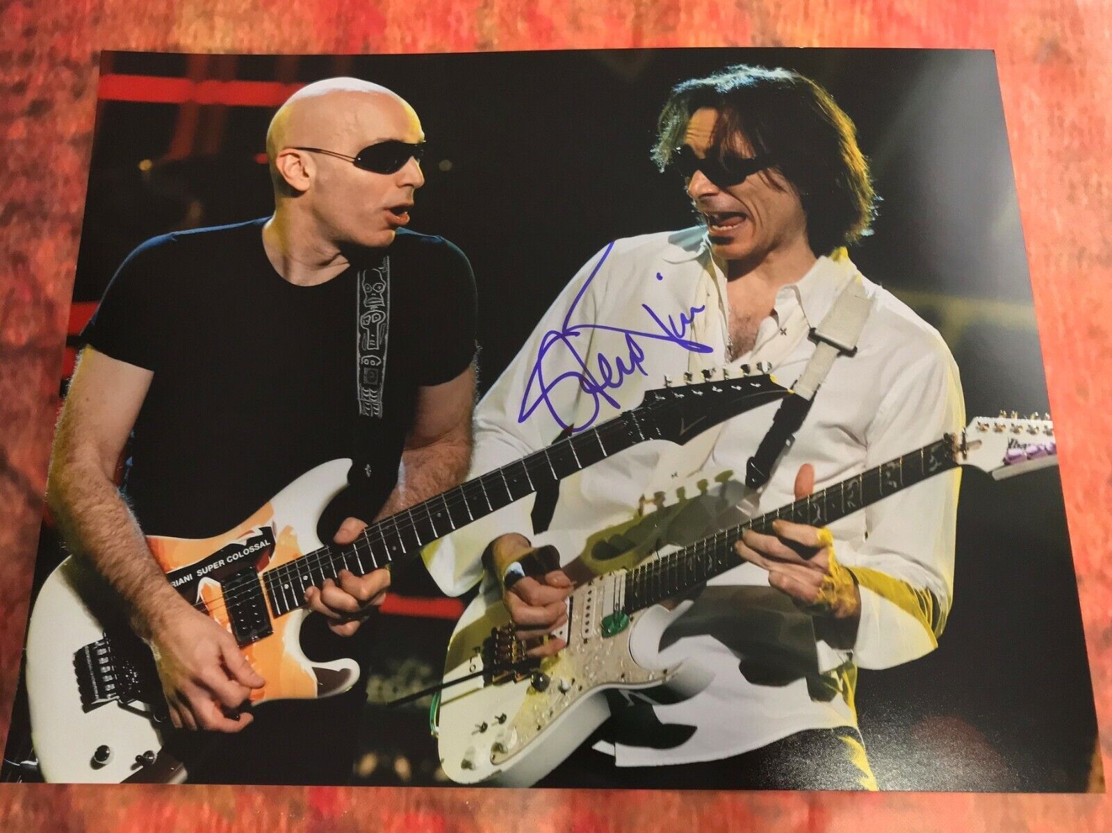 GFA G3 World Top Guitarist * STEVE VAI * Signed 11x14 Photo Poster painting PROOF S8 COA