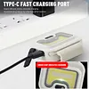 LED Clip On Running Lights with 4 Light Modes for Running Camping Hiking Cycling