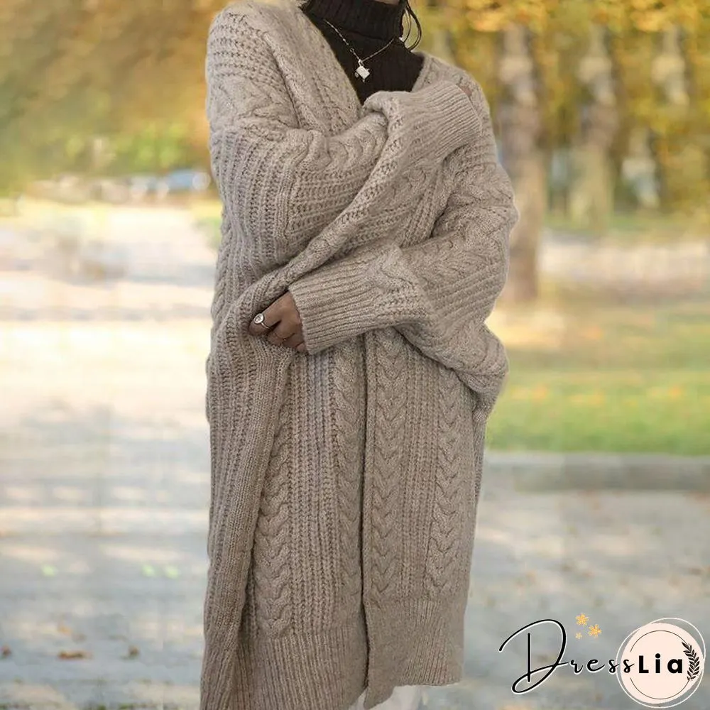 Long Loose Sweater Outerwear